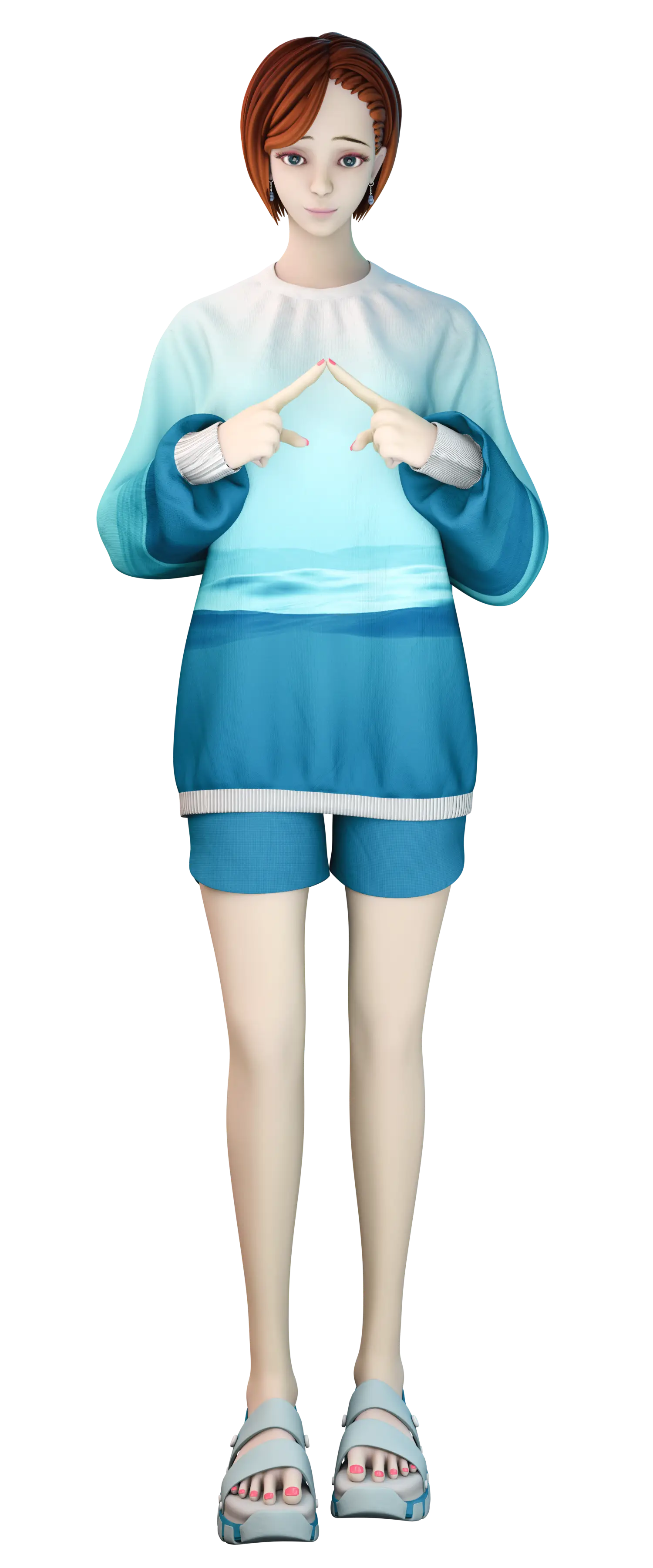 Маскот держит шар с логотипом